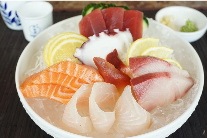 Fresh sushi and sashimi at Momoyama Sushi in Calgary, AB